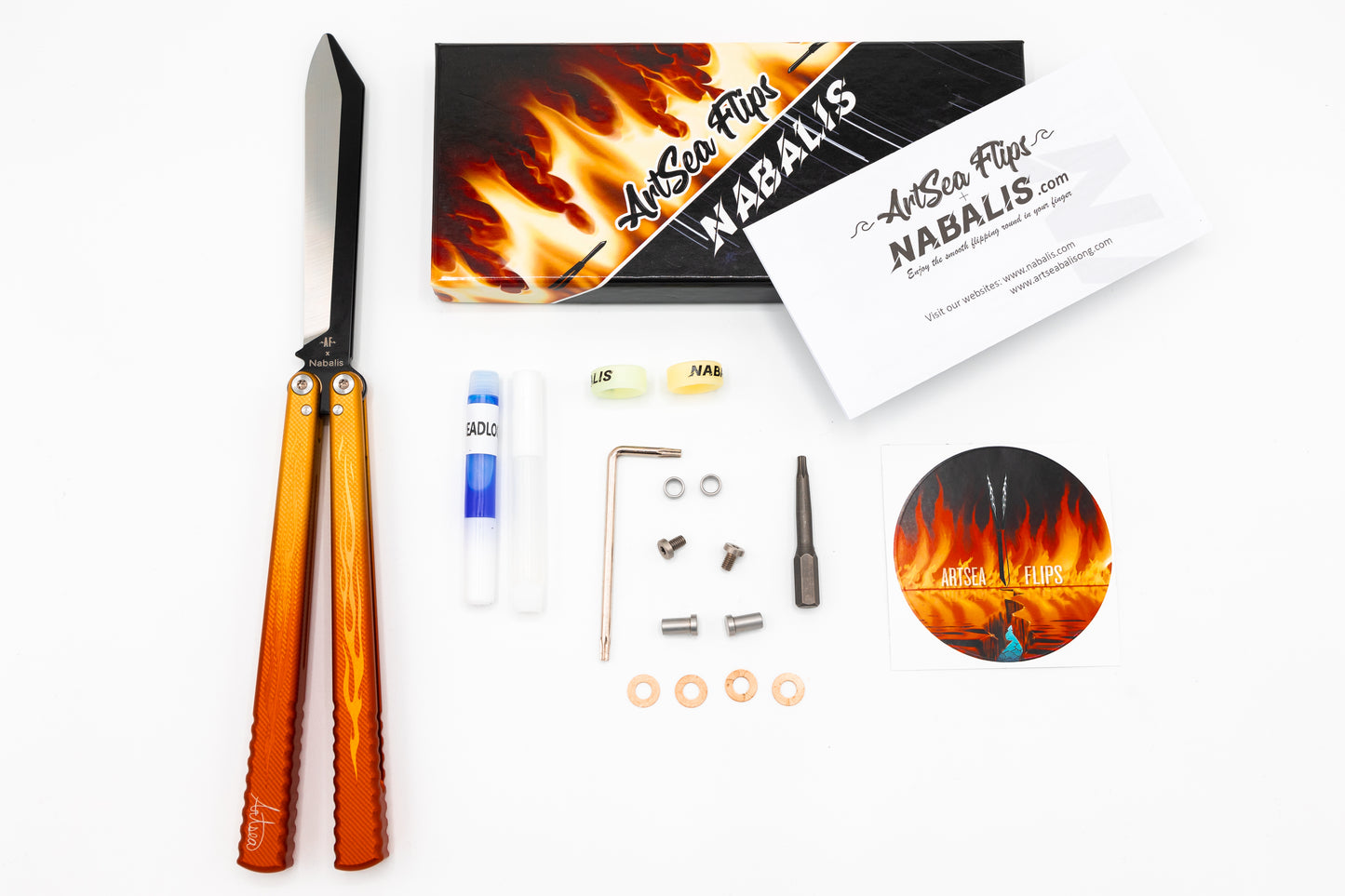 The Flame Balisong Trainer